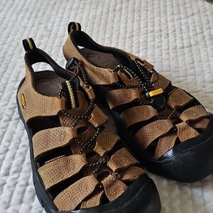 Mens Leather Keen Sandles